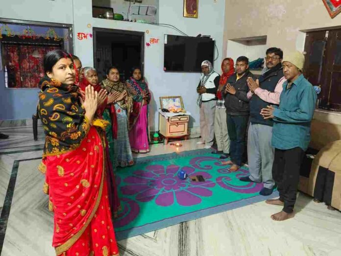 Barhi News : Brahma Vidya Vihangam Yoga organized a weekly satsang meeting