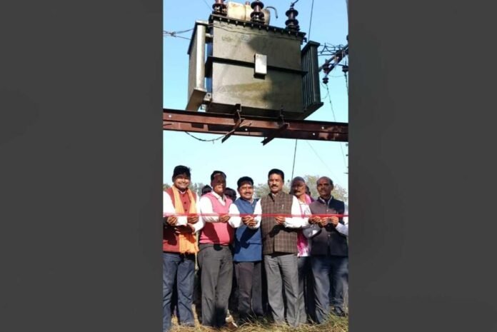 Barkagaon News: MP representative inaugurated the transformer