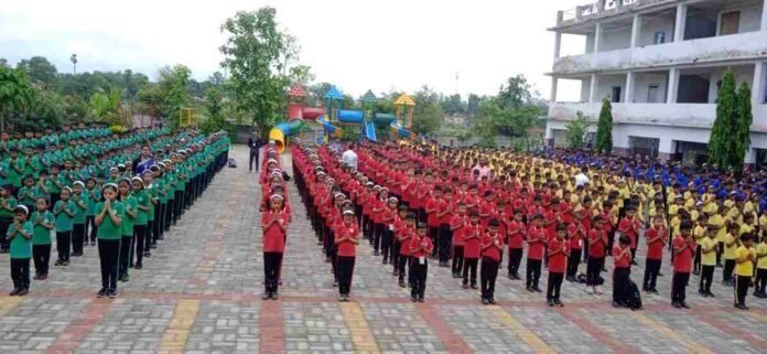 Barhi News : Tulsi Pujan Day was celebrated with great pomp in Shridas International School