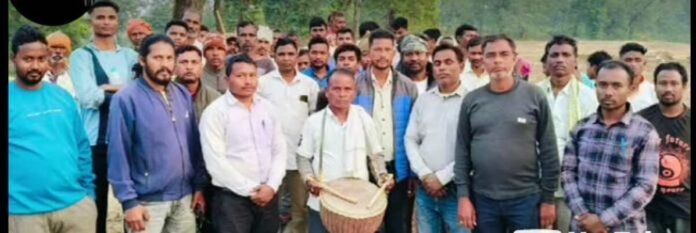 Bishnugarh News: Displaced people protested against DVC's solar power project