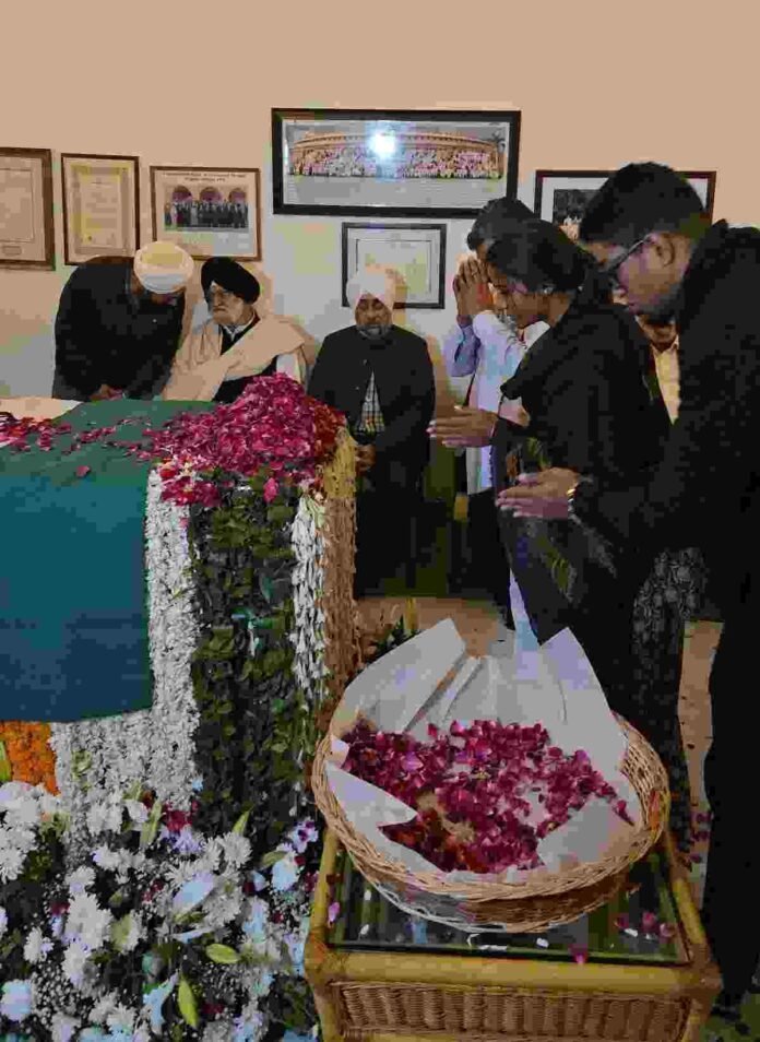 Amba Prasad paid tribute to former Prime Minister Manmohan Singh after reaching Delhi