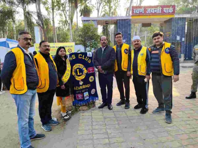 Hazaribagh News : Diabetes awareness and health checkup camp successfully organized by Lions Club Hazaribagh and Sita Diagnostic Center