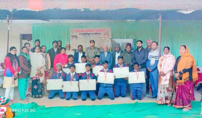 Bishnugarh News: Karatekas who returned after training were honored