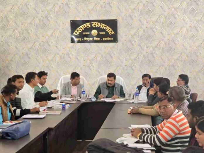 Bishnugarh News: DDC reviewed development plans