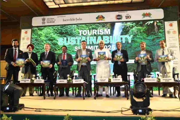 FHRAI Tourism Sustainability Summit 2025, Sustainable Hospitality in India, Green Tourism Initiatives in Indian Hospitality, Handbook on Best Sustainability Practices in Hospitality, Indian Hospitality Sustainability Strategies, Eco-friendly Hotels in India, GRT Hotels Sustainability Initiatives, FHRAI Centre of Excellence Handbook, Sustainable Tourism Madhya Pradesh, Gujarat Green Hospitality Initiatives, Energy Conservation in Indian Hotels, Responsible Waste Management in Tourism, Sustainable Operations in Luxury Hotels, FHRAI Hospitality Industry Summit 2025, The Leela Eco-conscious Practices,