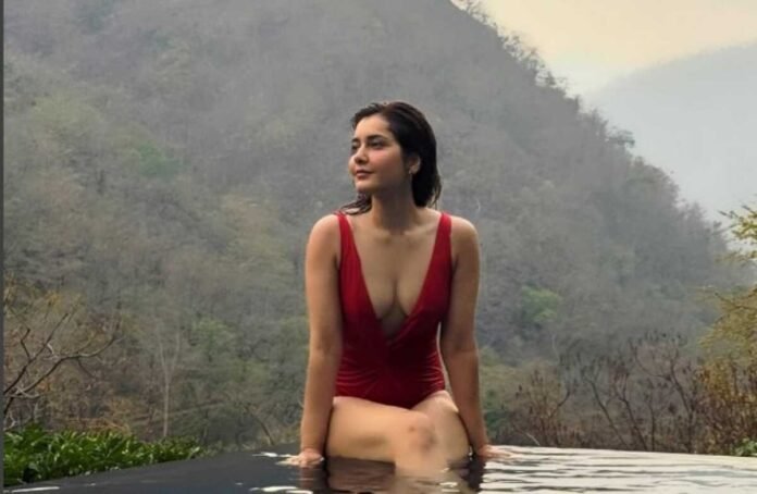 Raashii Khanna, Raashii Khanna Photos , Raashii Khanna Vacation, Raashii Khanna Swimsuit, Raashii Khanna Red Swimsuit , Raashii Khanna Viral Photos, Celebrity Vacation Photos , Actress Swimsuit Photos , Indian Actress Photos, Mountain Getaway Fashion ,Actress Raashii Khanna,