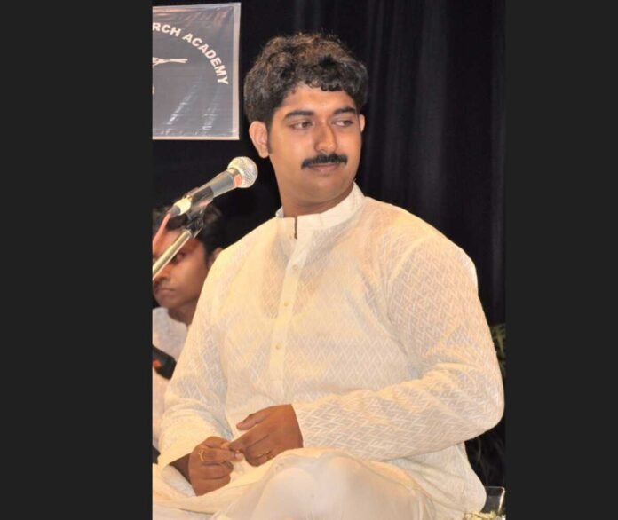 Pratah Swar Mumbai, Kaustuv Kanti Ganguly Concert, Hindustani Classical Music Mumbai, Morning Ragas Concert, Pancham Nishad Concert, Free Music Event Mumbai, Ravindra Natya Mandir Event, Mumbai Music Concert May 2025, Indian Classical Vocal Music, Pandit Ajoy Chakrabarty Disciple, Patiala Gharana Music, Yati Bhagwat Tabla, Siddhesh Bicholkar Harmonium, Classical Music and Technology, Mumbai Cultural Events,