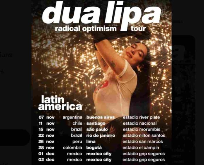 dua lipa chile, dua lipa, dua lipa chile 2025, dualipa,