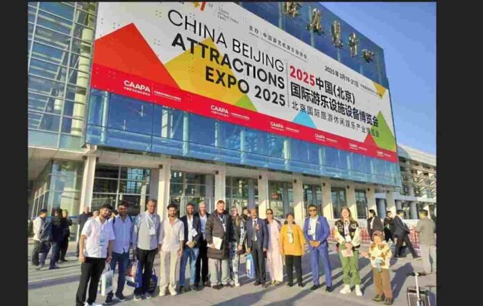 IAAPI, amusement industry, India, China, Beijing, VGP Ravidas, CAAPA Exhibition, amusement rides expo, SBL, WM International, H&S Amusement Equipment, Tenhon Rides, ride manufacturers, Universal Studios Beijing, Happy Valley Amusement Park, Great Wall of China, global amusement landscape, trade association, international collaboration, amusement parks, attractions, industry trends, technology, networking, factory tours, cultural exchange