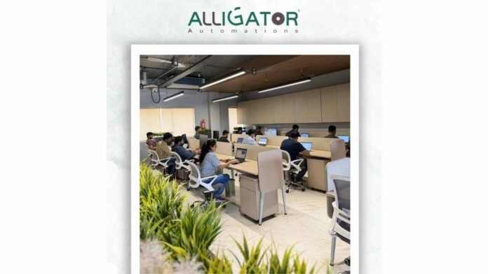 Alligator Automations Pune, PCMC office inauguration, Bhosari MIDC automation company, Industry 4.0 automation Pune, Srinivas Choudhary Alligator Automations, industrial automation India