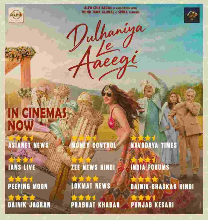 Dulhaniya Le Aaeegi box office collection, Akashaditya Lama movie box office, Dulhaniya Le Aaeegi Sunday collection, Khushalii Kumar new movie, Dulhaniya Le Aaeegi 1900 percent growth, Bollywood sleeper hit 2026, Dulhaniya Le Aaeegi reviews and box office,